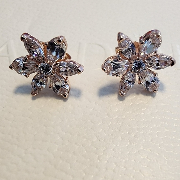 Pandora Sparkling Herbarium Cluster Stud Earrings - Picture 3 of 8